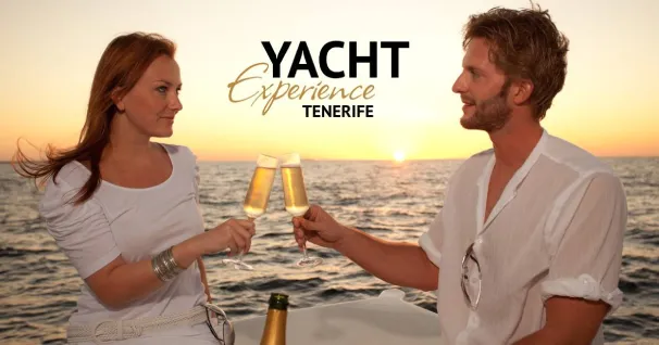 Couple enjoying a sunset on a Yacht